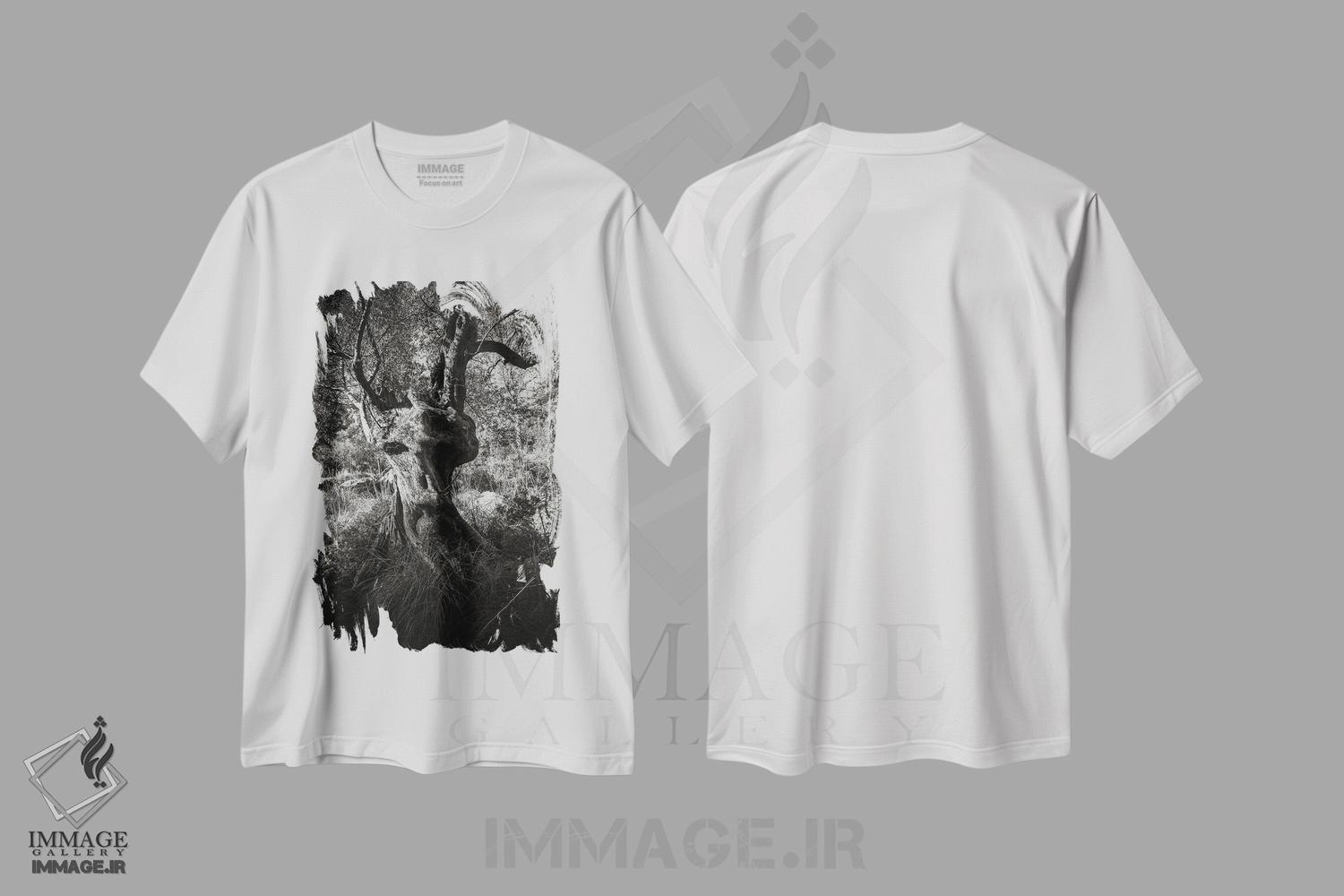 تیشرت طرح دار انت، عکاسی سیاه و سفید اثر آنابل شابر | immage.ir