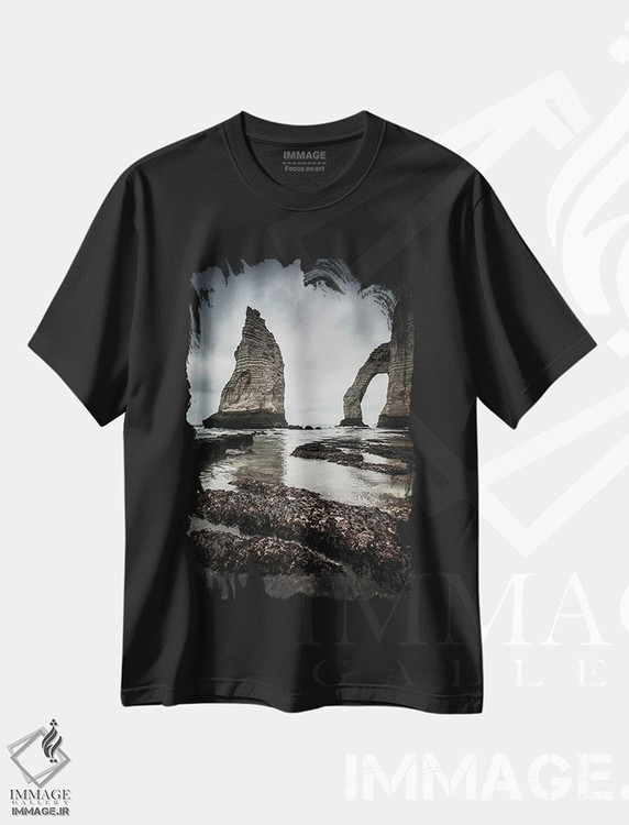 تیشرت طرح دار ساحل اترتا، مدیوم اثر آنابل شابر | immage.ir