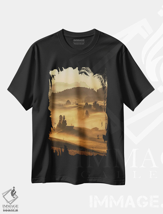 تیشرت طرح دار آلپه دی سیوسی، مدیوم اثر آنابل شابر | immage.ir