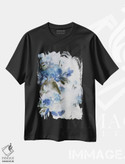 تیشرت طرح دار گل های آبی II، آبستره اثر آریا کِی | immage.ir