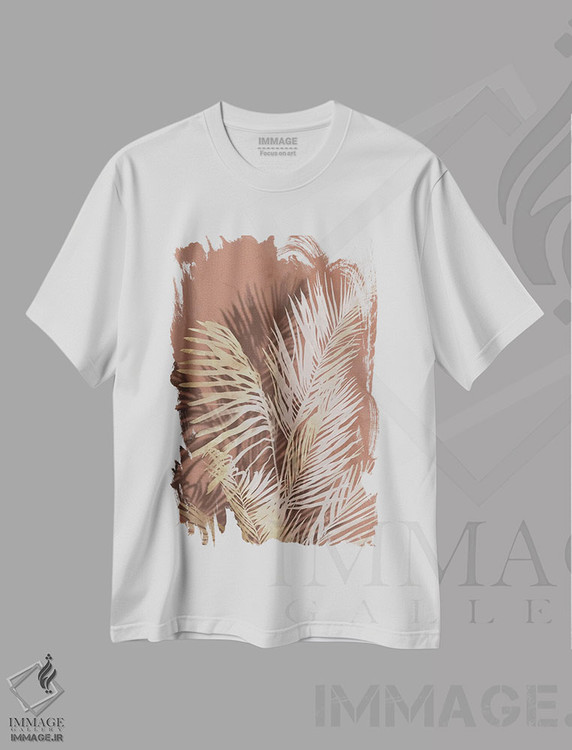 تیشرت طرح دار گرمسیری گرم I، تزئینی اثر آریا کِی | immage.ir