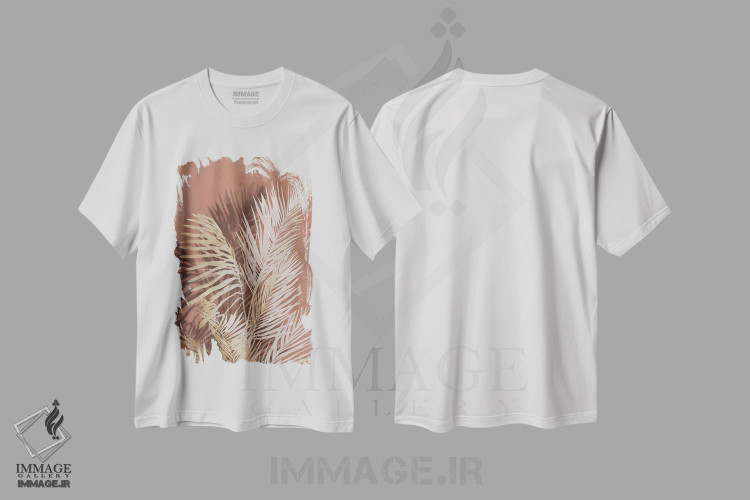 تیشرت طرح دار گرمسیری گرم I، تزئینی اثر آریا کِی | immage.ir