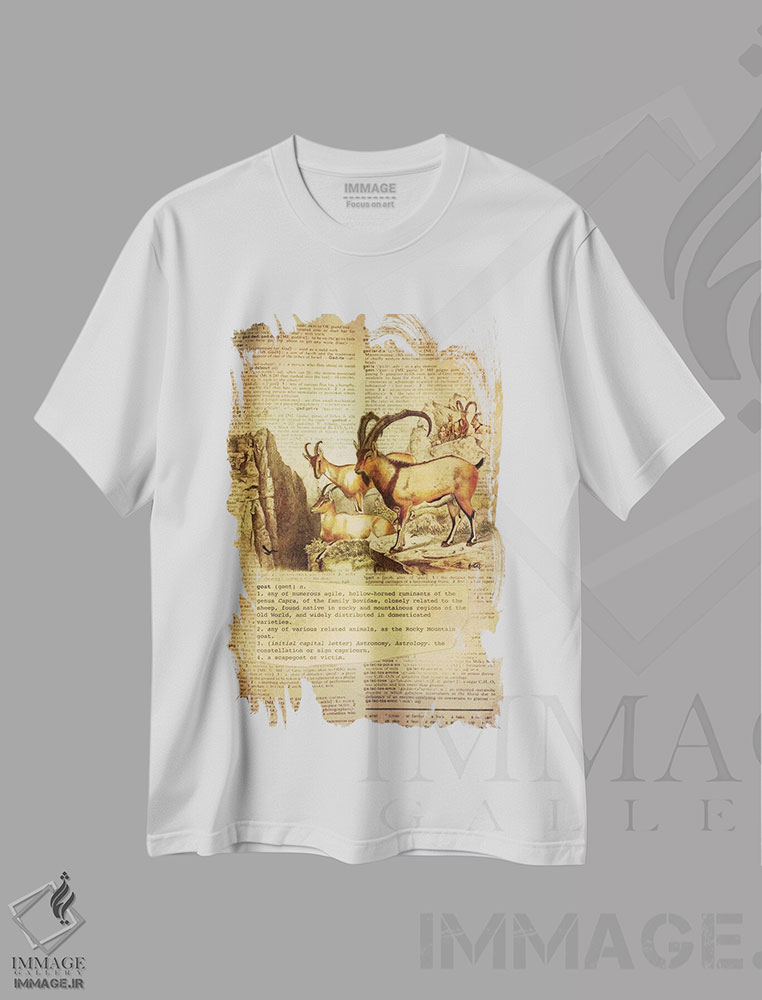 تیشرت طرح دار G، تزئینی اثر فایو بای فایو کالکتیو | immage.ir