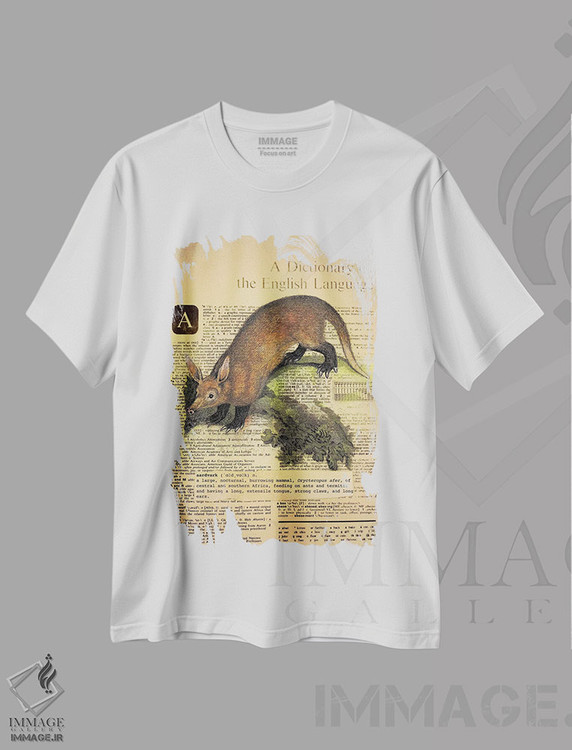 تیشرت طرح دار A، تزئینی اثر فایو بای فایو کالکتیو | فروشگاه ایماژ