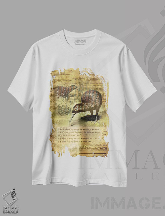 تیشرت طرح دار K، تزئینی اثر فایو بای فایو کالکتیو | فروشگاه ایماژ