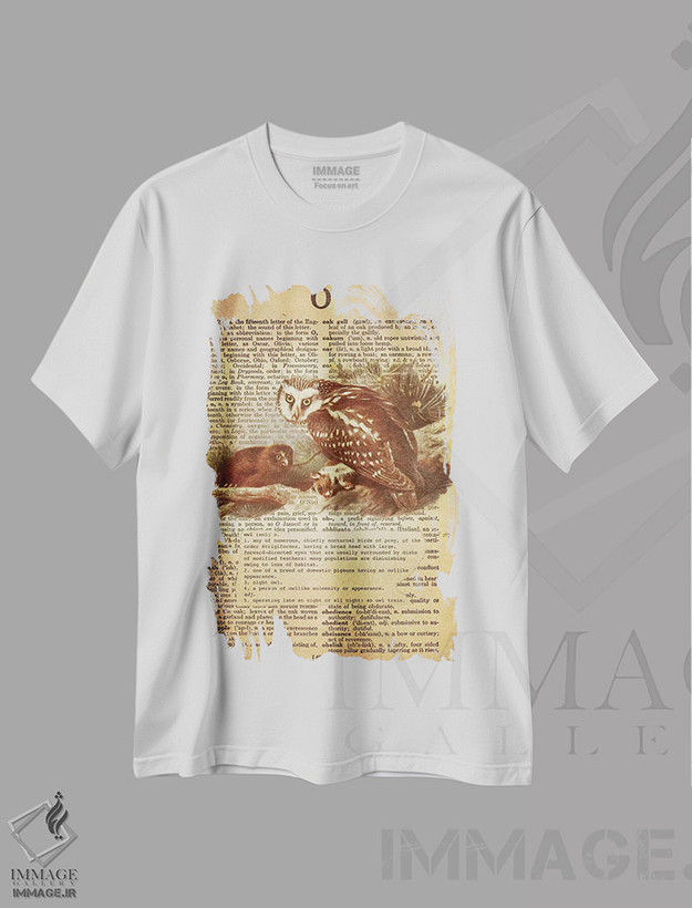 تیشرت طرح دار O، هنر دیجیتال اثر فایو بای فایو کالکتیو | فروشگاه ایماژ