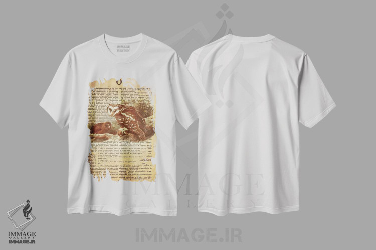 تیشرت طرح دار O، هنر دیجیتال اثر فایو بای فایو کالکتیو | فروشگاه ایماژ