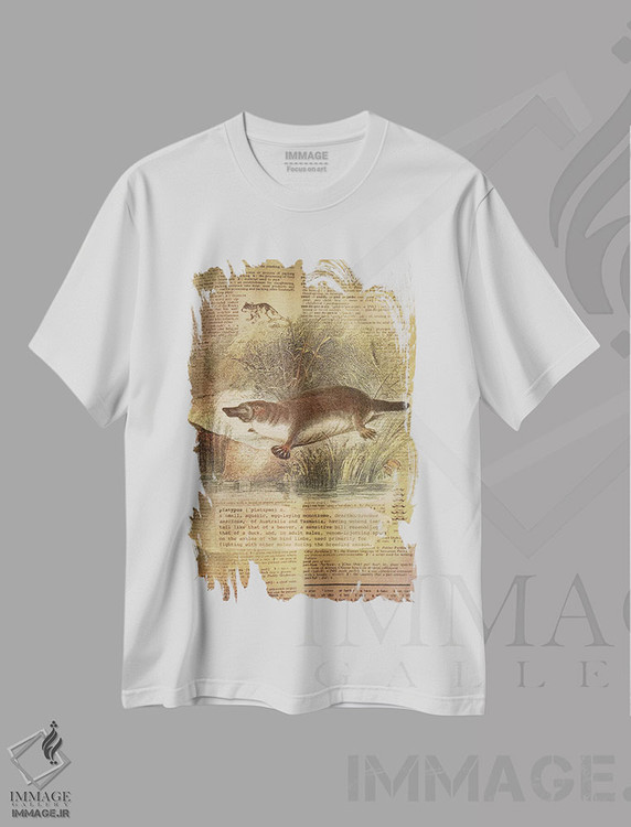 تیشرت طرح دار P، تزئینی اثر فایو بای فایو کالکتیو | immage.ir