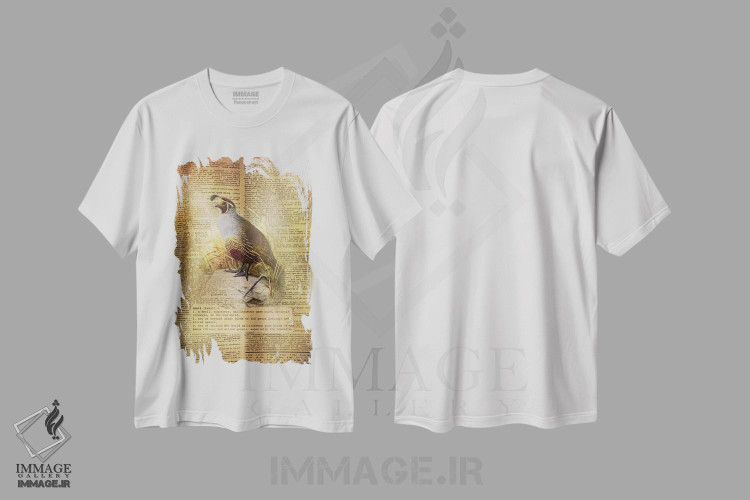 تیشرت طرح دار Q، هنر دیجیتال اثر فایو بای فایو کالکتیو | immage.ir