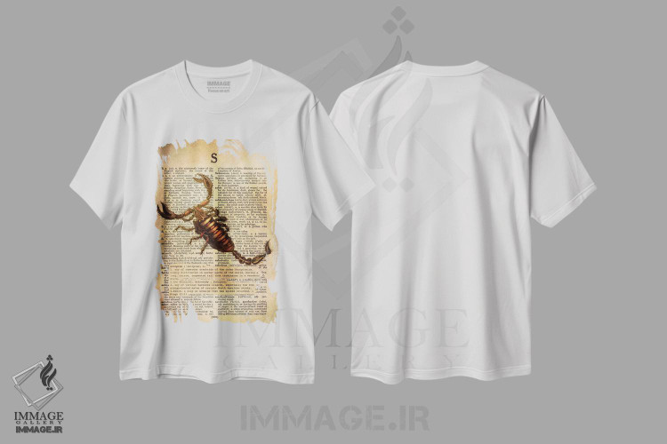 تیشرت طرح دار S، هنر دیجیتال اثر فایو بای فایو کالکتیو | immage.ir