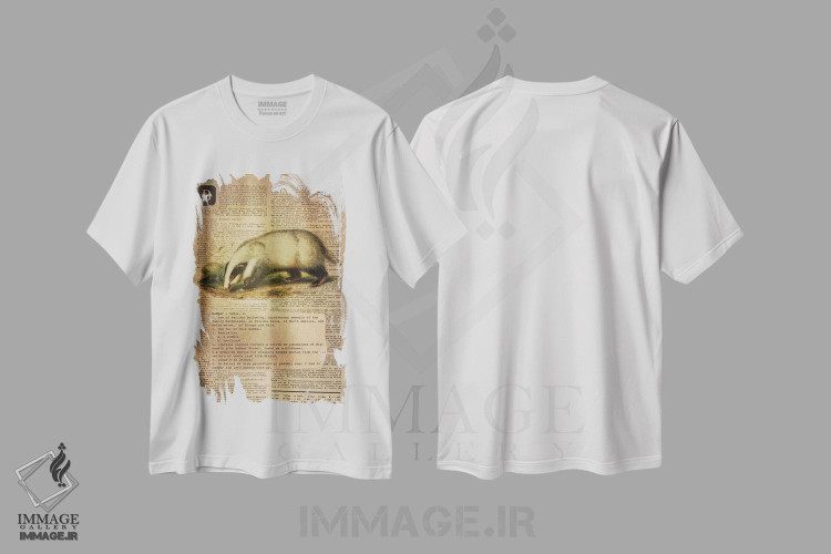 تیشرت طرح دار B، تزئینی اثر فایو بای فایو کالکتیو | فروشگاه ایماژ