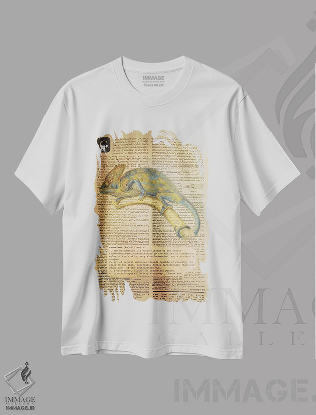 تیشرت طرح دار C، تزئینی اثر فایو بای فایو کالکتیو | فروشگاه ایماژ