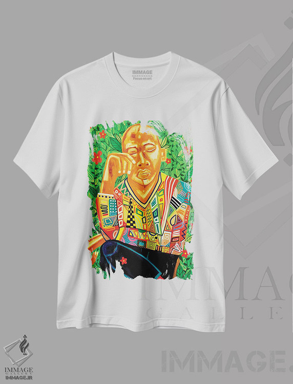 تیشرت طرح دار سپتامبرهای احساسی، هنر آمریکایی آفریقایی تبار اثر آرون آلن | immage.ir