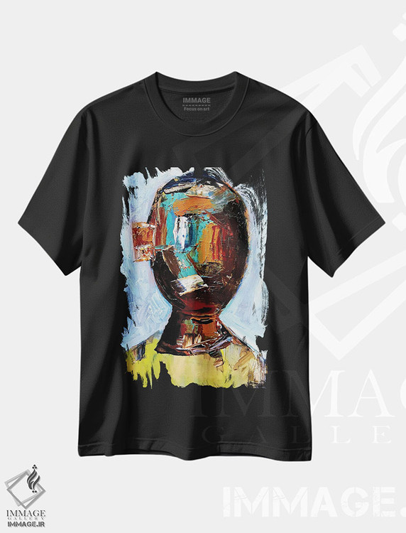 تیشرت طرح دار فراتر از نورها، آبستره اثر آرون آلن | فروشگاه ایماژ