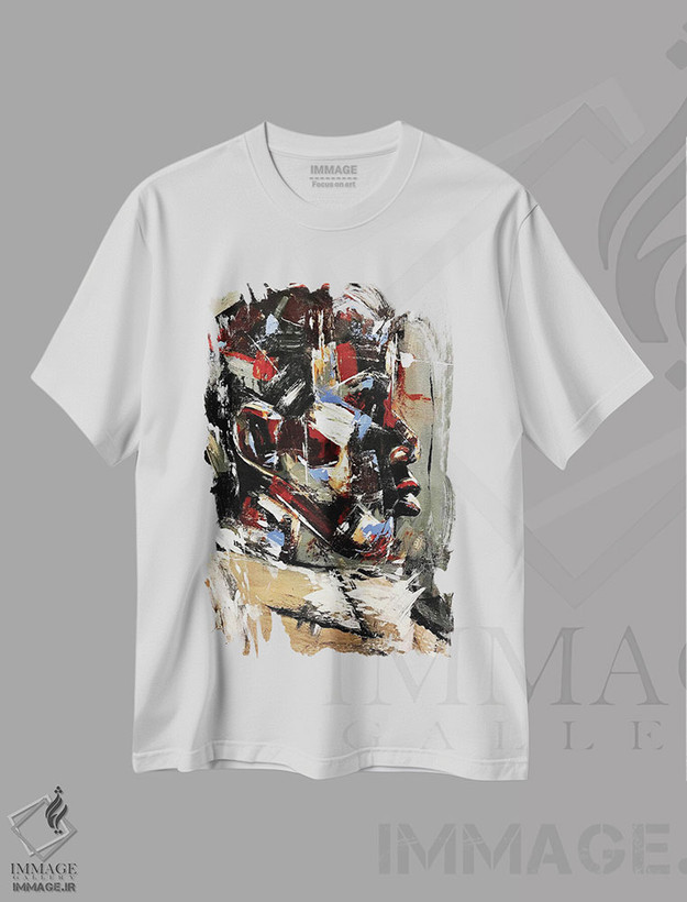 تیشرت طرح دار هر آنچه می خواستم، آبستره اثر آرون آلن | فروشگاه ایماژ