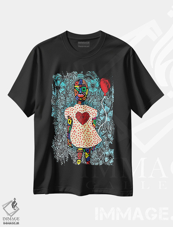 تیشرت طرح دار کسی که دوستش داشتی، هنر آمریکایی آفریقایی تبار اثر آرون آلن | فروشگاه ایماژ