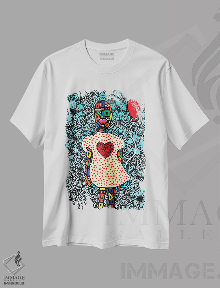 تیشرت طرح دار کسی که دوستش داشتی، هنر آمریکایی آفریقایی تبار اثر آرون آلن | immage.ir
