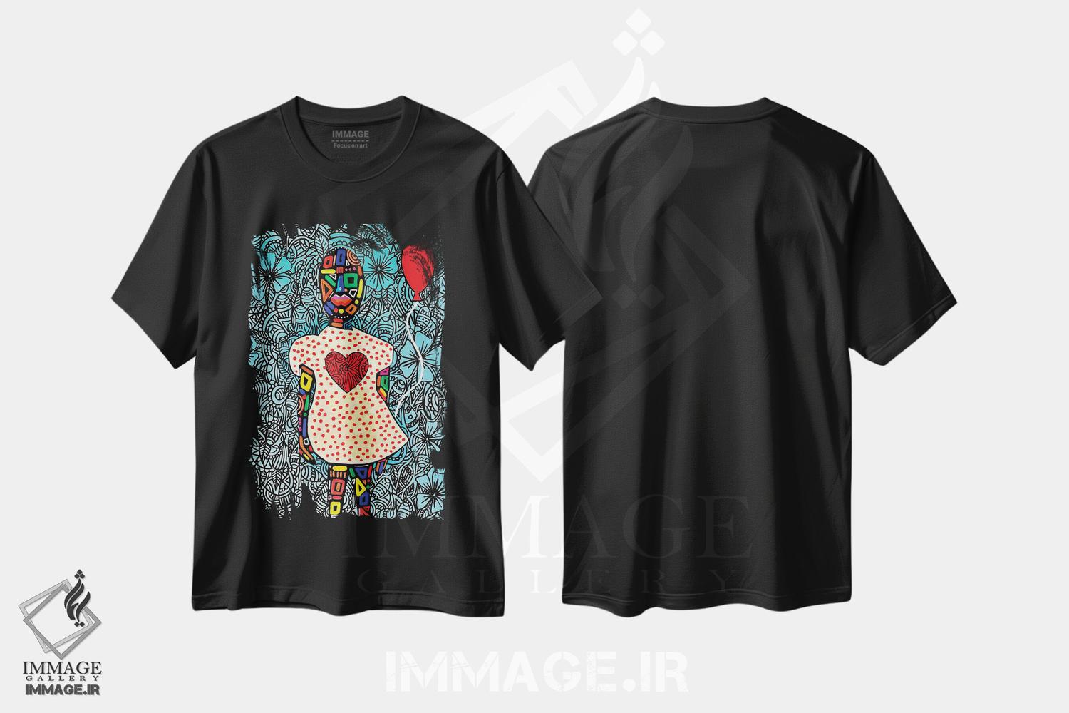 تیشرت طرح دار کسی که دوستش داشتی، هنر آمریکایی آفریقایی تبار اثر آرون آلن | فروشگاه ایماژ