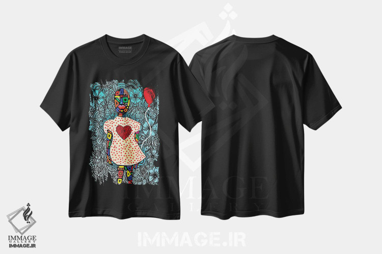 تیشرت طرح دار کسی که دوستش داشتی، هنر آمریکایی آفریقایی تبار اثر آرون آلن | فروشگاه ایماژ