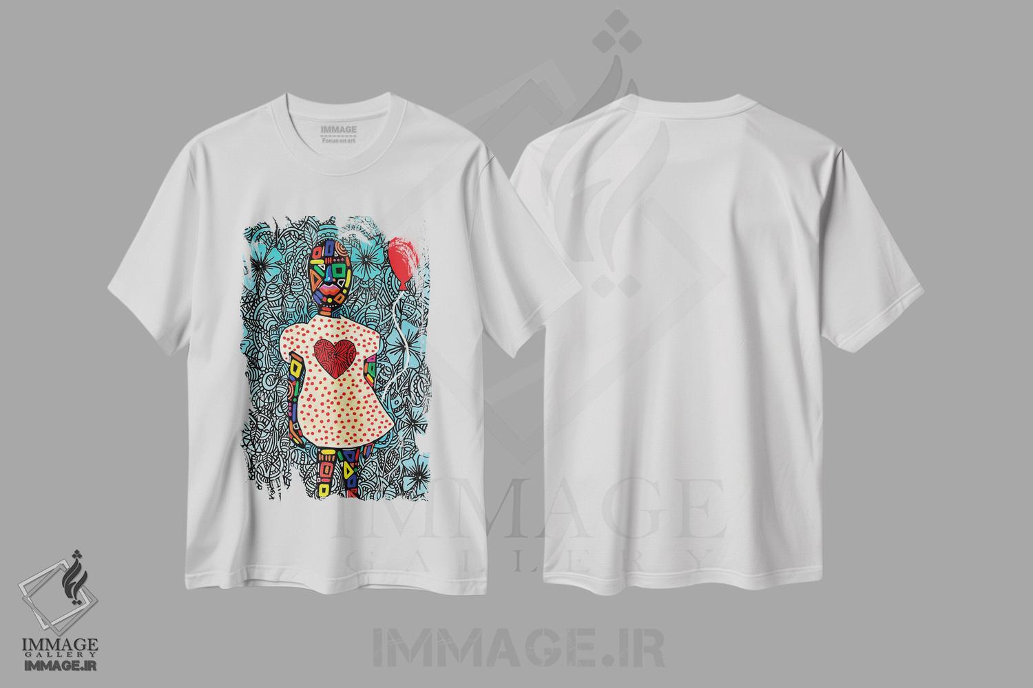 تیشرت طرح دار کسی که دوستش داشتی، هنر آمریکایی آفریقایی تبار اثر آرون آلن | immage.ir