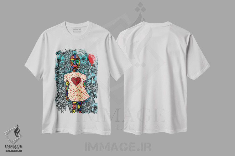 تیشرت طرح دار کسی که دوستش داشتی، هنر آمریکایی آفریقایی تبار اثر آرون آلن | immage.ir