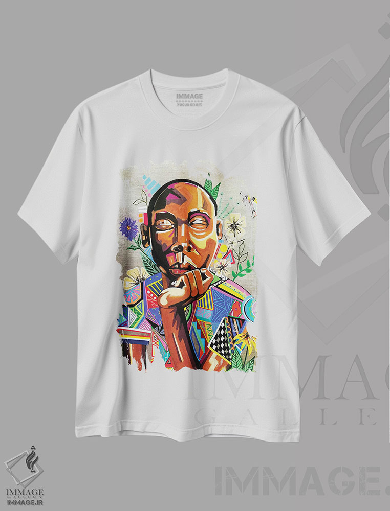 تیشرت طرح دار همیشه تو را به یاد خواهم داشت، هنر آمریکایی آفریقایی تبار اثر آرون آلن | immage.ir