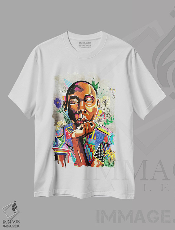 تیشرت طرح دار همیشه تو را به یاد خواهم داشت، هنر آمریکایی آفریقایی تبار اثر آرون آلن | immage.ir