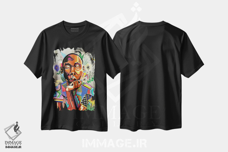 تیشرت طرح دار همیشه تو را به یاد خواهم داشت، هنر آمریکایی آفریقایی تبار اثر آرون آلن | فروشگاه ایماژ