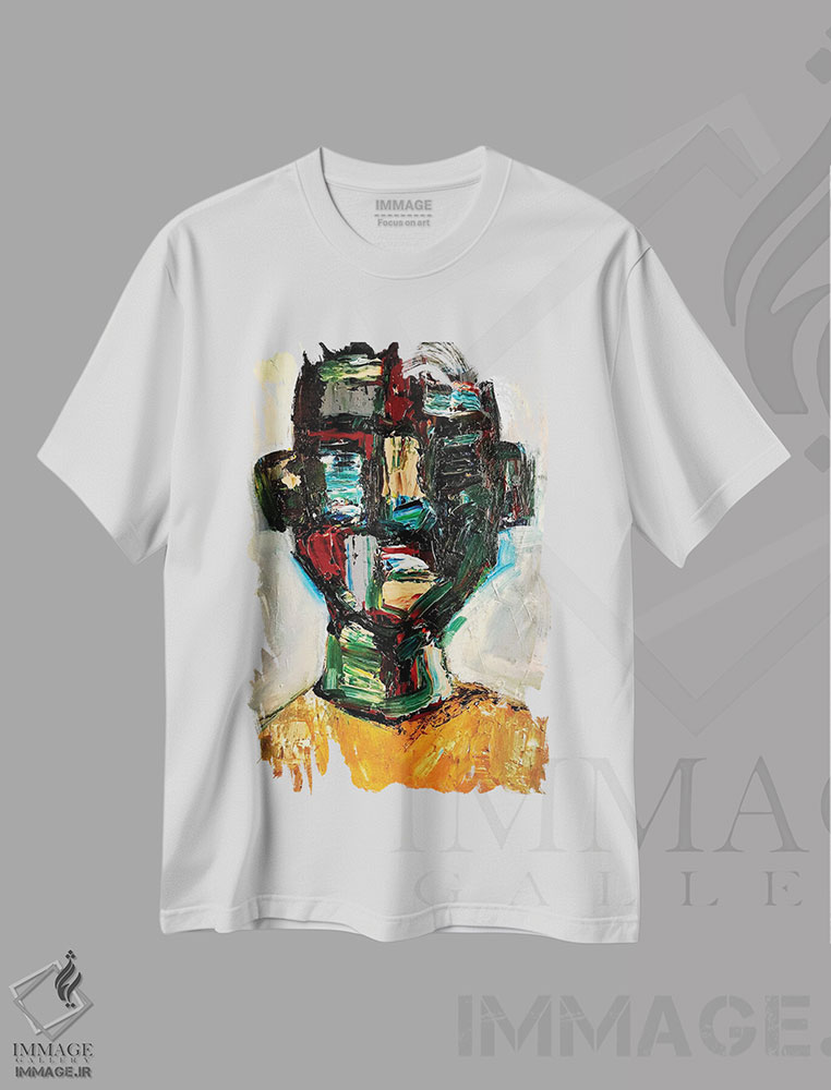 تیشرت طرح دار دو برابر خوب تر، آبستره اثر آرون آلن | immage.ir