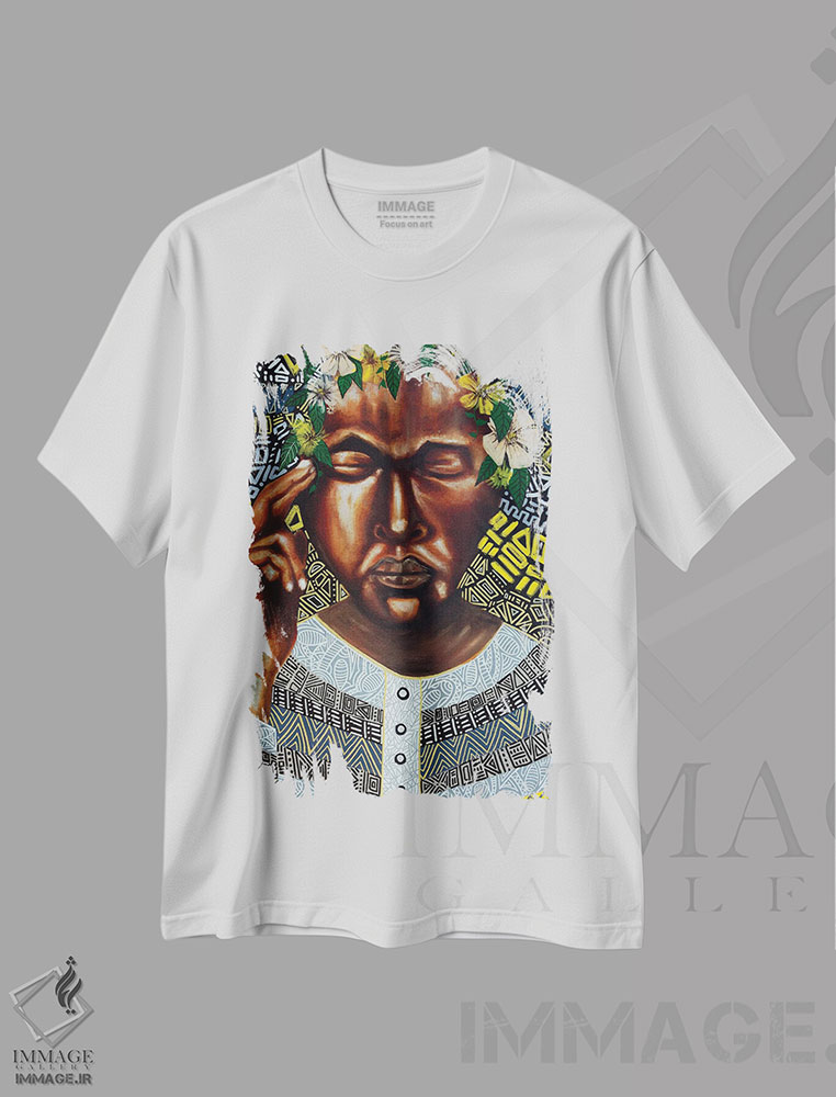 تیشرت طرح دار تمام چیزهایی که هرگز نمی دانستیم، هنر آمریکایی آفریقایی تبار اثر آرون آلن | فروشگاه ایماژ