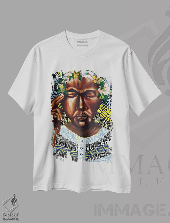 تیشرت طرح دار تمام چیزهایی که هرگز نمی دانستیم، هنر آمریکایی آفریقایی تبار اثر آرون آلن | فروشگاه ایماژ