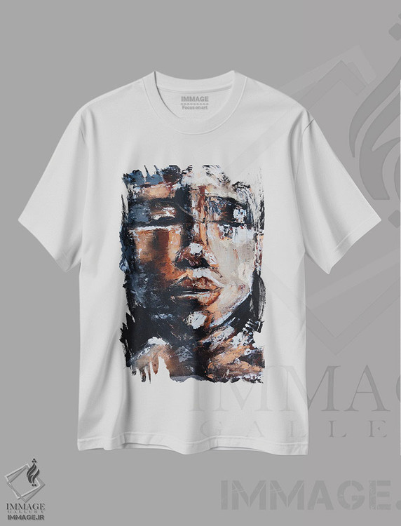 تیشرت طرح دار خیلی دور، آبستره اثر آرون آلن | فروشگاه ایماژ