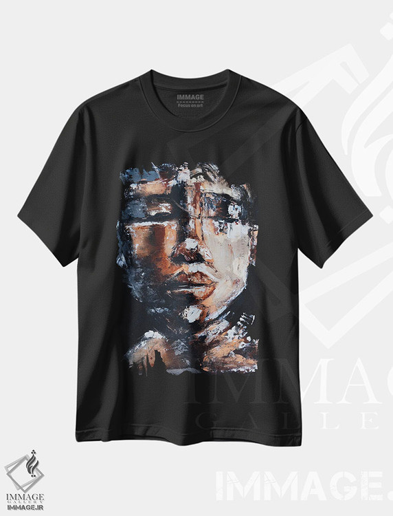 تیشرت طرح دار خیلی دور، آبستره اثر آرون آلن | immage.ir