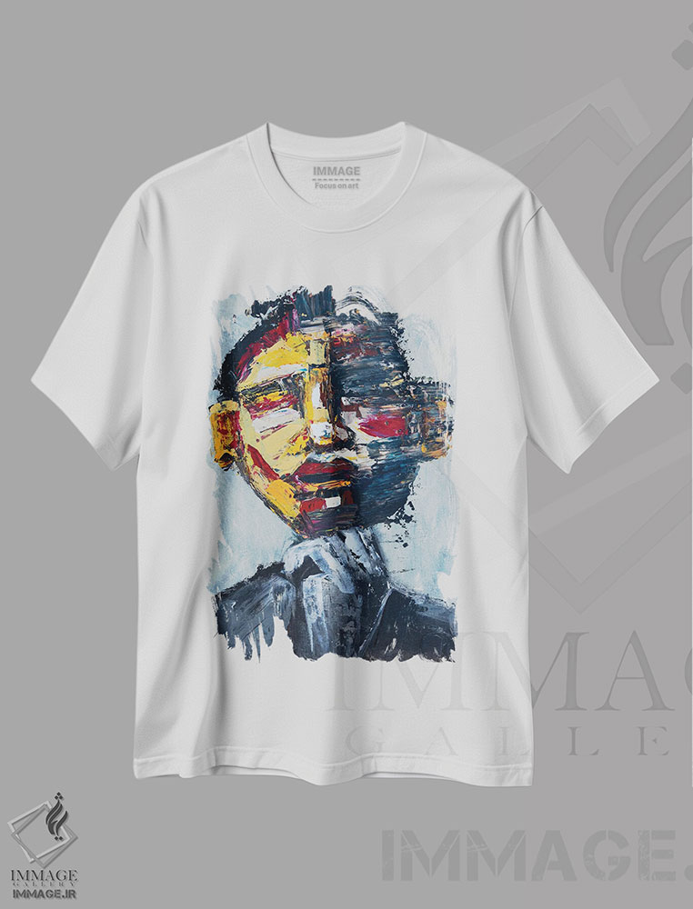 تیشرت طرح دار شب ها را نگه دار، آبستره اثر آرون آلن | immage.ir
