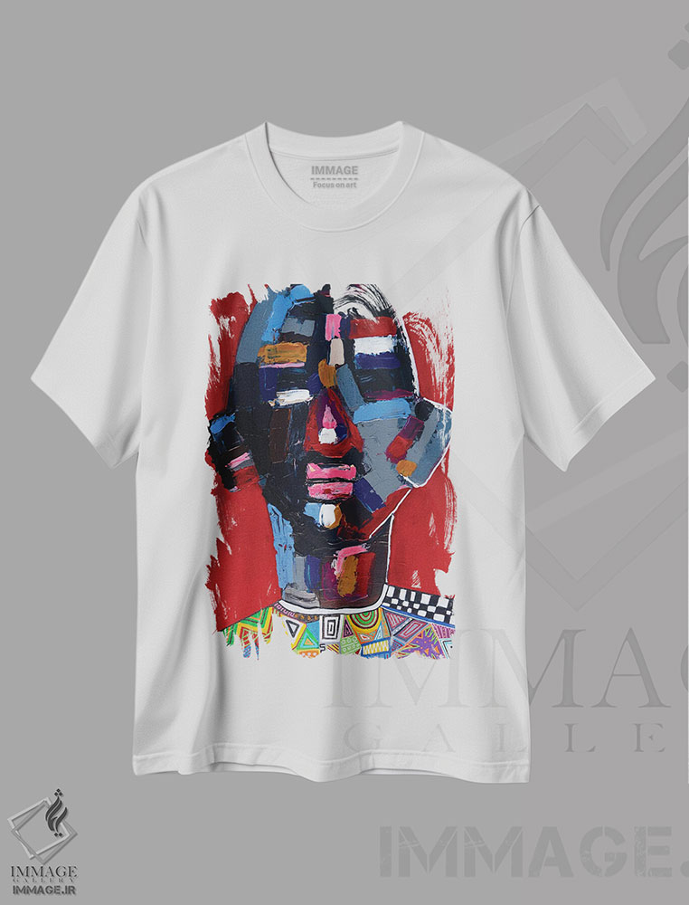 تیشرت طرح دار تا دوباره دیدار کنیم، آبستره اثر آرون آلن | immage.ir