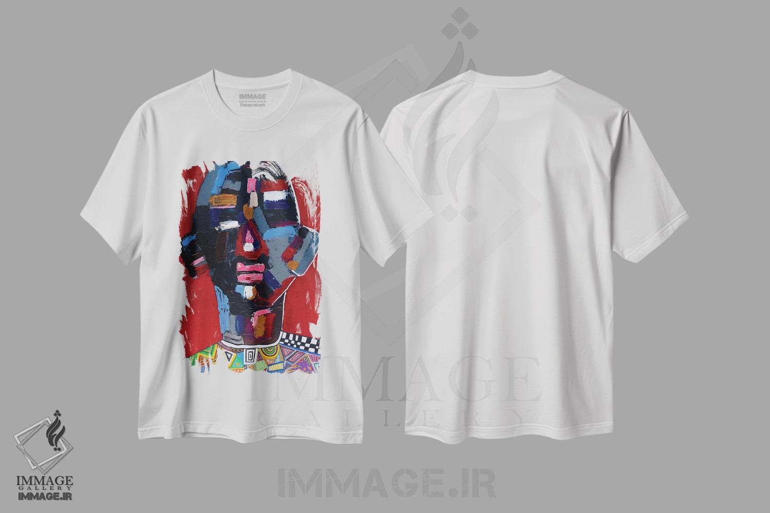 تیشرت طرح دار تا دوباره دیدار کنیم، آبستره اثر آرون آلن | immage.ir