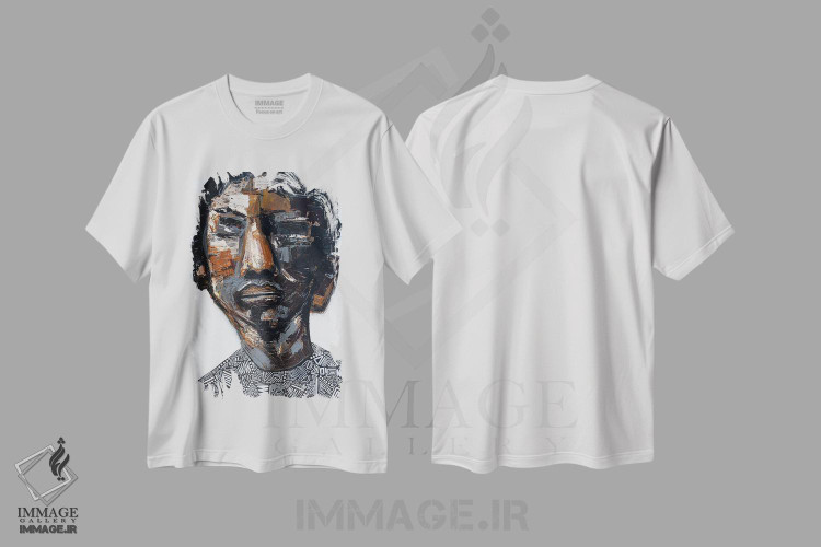 تیشرت طرح دار آخرین بار اول، آبستره اثر آرون آلن | فروشگاه ایماژ