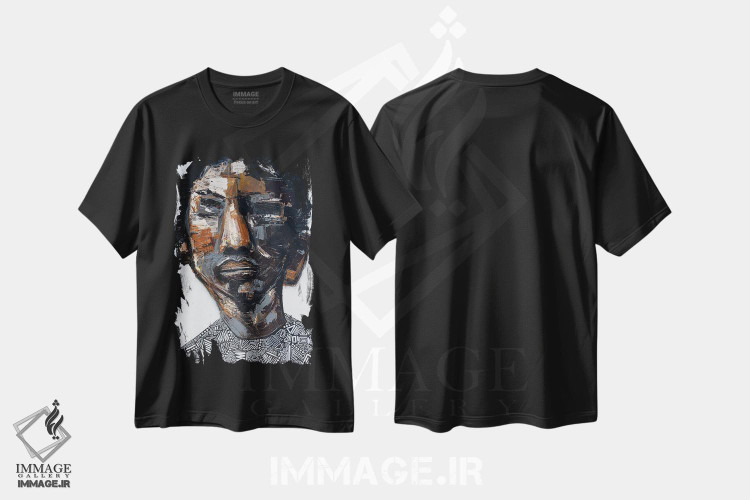 تیشرت طرح دار آخرین بار اول، آبستره اثر آرون آلن | immage.ir