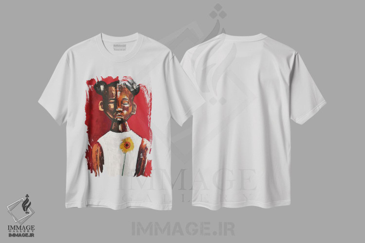 تیشرت طرح دار آخرین گل آفتابگردان، هنر آمریکایی آفریقایی تبار اثر آرون آلن | immage.ir
