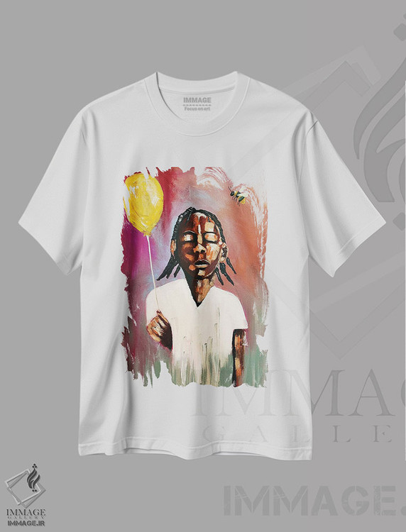 تیشرت طرح دار من کافی هستم، هنر آمریکایی آفریقایی تبار اثر آرون آلن | فروشگاه ایماژ