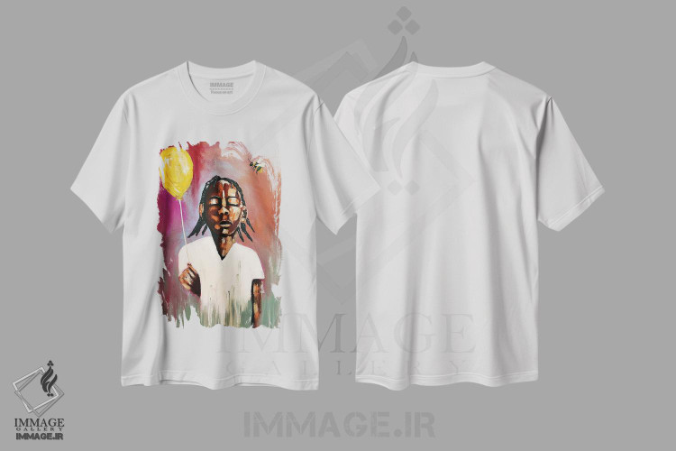 تیشرت طرح دار من کافی هستم، هنر آمریکایی آفریقایی تبار اثر آرون آلن | فروشگاه ایماژ