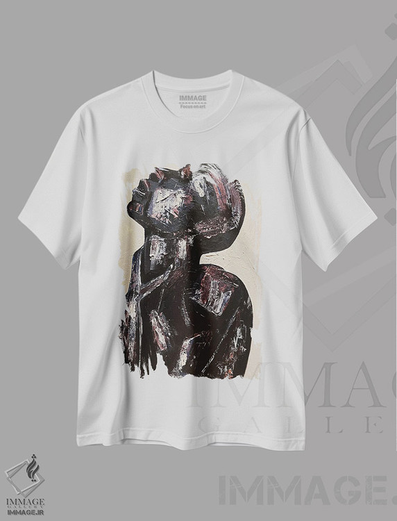 تیشرت طرح دار پدیدار شدن، دکور معاصر اثر آرون آلن | فروشگاه ایماژ