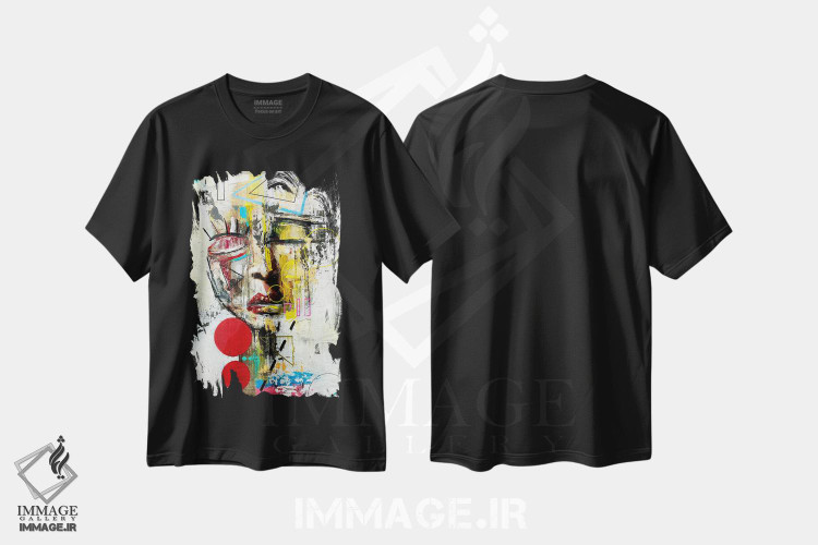 تیشرت طرح دار اُآسیس کویری، هنر آمریکایی آفریقایی تبار اثر آرون آلن | فروشگاه ایماژ