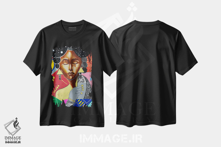 تیشرت طرح دار دخترانی شبیه ما، هنر آمریکایی آفریقایی تبار اثر آرون آلن | immage.ir