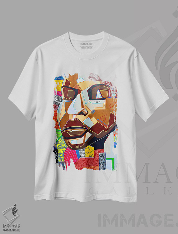 تیشرت طرح دار فقط می خواهم حضور داشته باشی، هنر آمریکایی آفریقایی تبار اثر آرون آلن | immage.ir