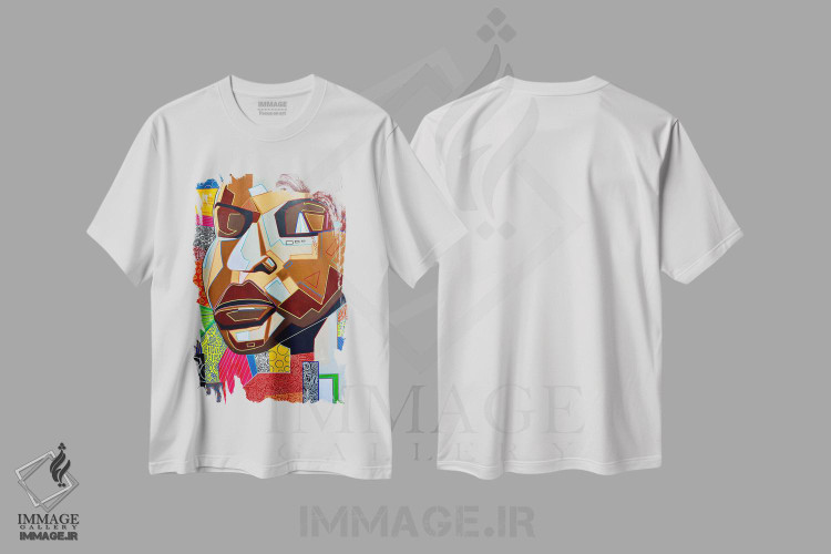 تیشرت طرح دار فقط می خواهم حضور داشته باشی، هنر آمریکایی آفریقایی تبار اثر آرون آلن | immage.ir