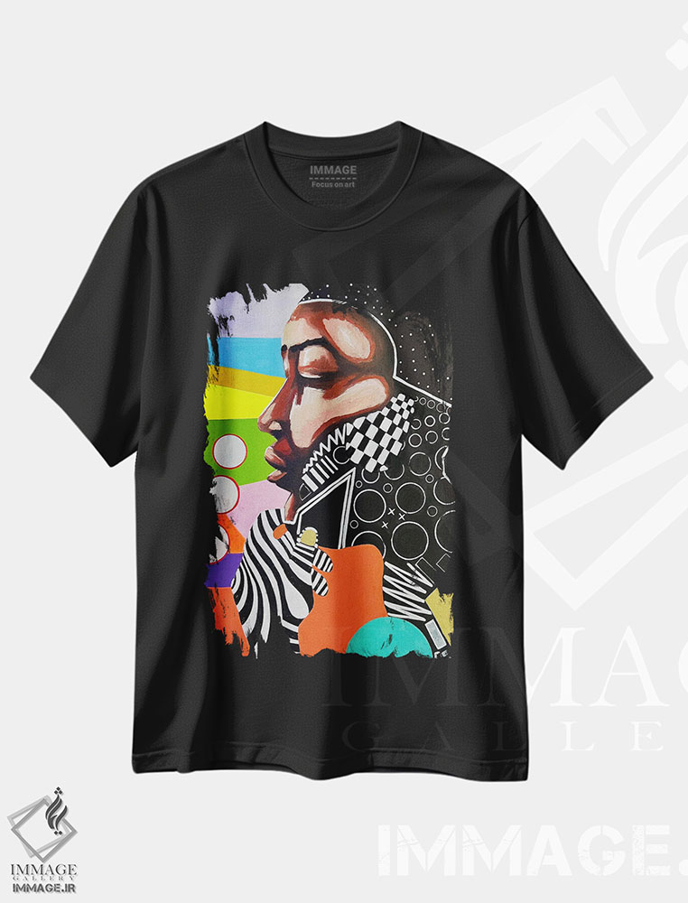 تیشرت طرح دار دیدگاه، هنر آمریکایی آفریقایی تبار اثر آرون آلن | immage.ir