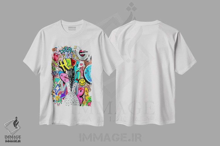 تیشرت طرح دار جاهایی که امید به آن ها ره می برد، هنر آمریکایی آفریقایی تبار اثر آرون آلن | فروشگاه ایماژ