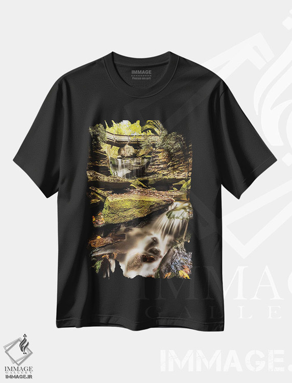 تیشرت طرح دار زیر پل I، مدیوم اثر اندی اموس | فروشگاه ایماژ
