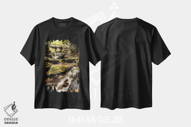 تیشرت طرح دار زیر پل I، مدیوم اثر اندی اموس | فروشگاه ایماژ
